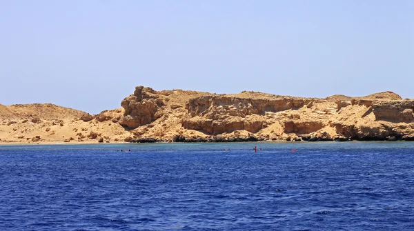 Côte de mer rouge sur le territoire de Ras Mohamed — Photo
