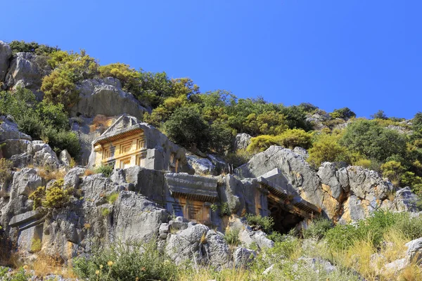 Død oldtidsby i Myra Demre Turkey – stockfoto