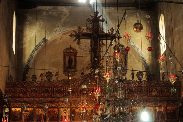 Kutsal kilise İsa'nın Doğuşu Bethlehem İsrail — Stok fotoğraf