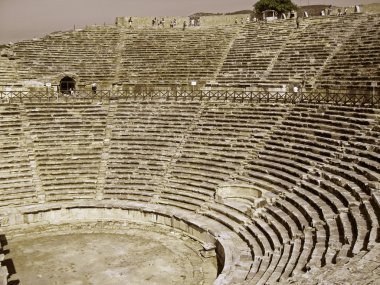Harabeleri antik kenti hierapolis Türkiye'de