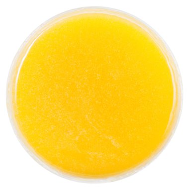 yoğun sarı bal izole tencerede Üstten Görünüm