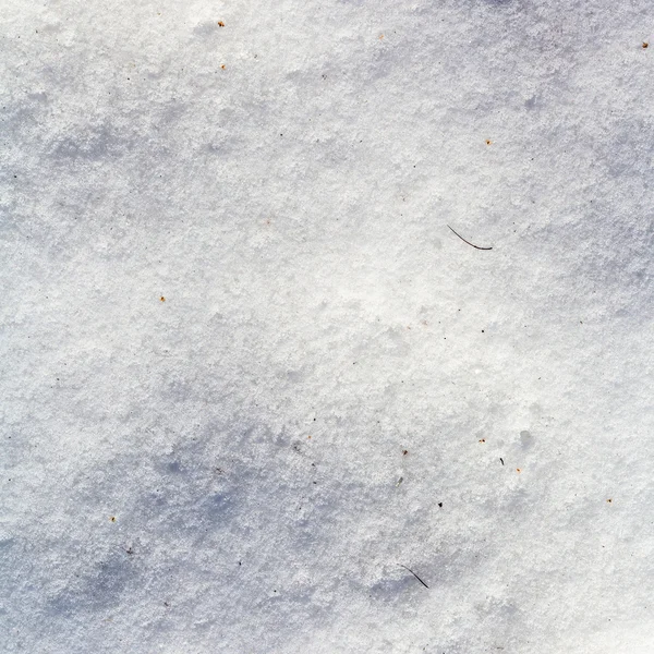 Isskorpa på snö i kall vinterdag — Stockfoto