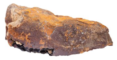 limonit (demir cevheri) goethite ile mineral taş