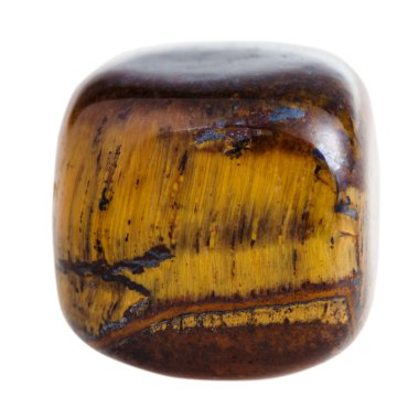 Eskitme tiger-eye mineral taş taş izole