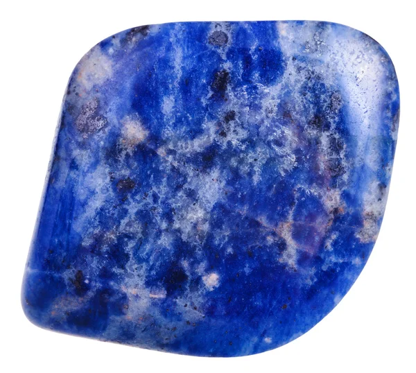 Изолированный содалитный минеральный камень — стоковое фото