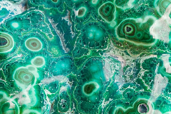 Malachite mineral değerli taş yakın — Stok fotoğraf