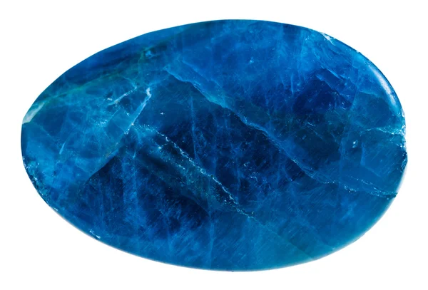 Cabochon aus blauem Kyanit-Mineral — Stockfoto