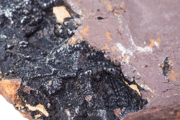 Mineral de Goethite en hematita marrón limonita — Foto de Stock