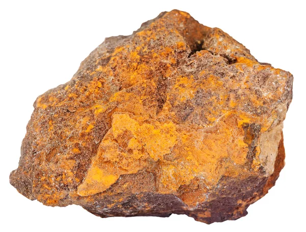 Seixo de pedra mineral de limonite (minério de ferro) — Fotografia de Stock