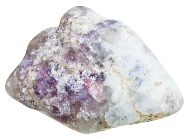 Lepidolite mica dan kristal Tourmaline dan Quartz — Stok Foto