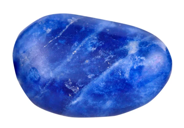 Lapis lazuli (lazurite) pierre minérale isolée — Photo