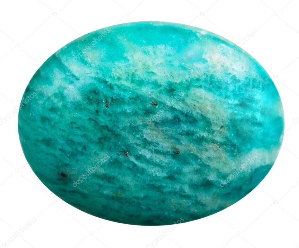 Polished amazonite mineral gemstone — Stock Photo © vvoennyy 103143734
