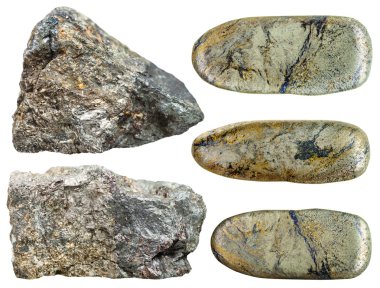 cilalı Arsenopyrite ayarla ve taş rock