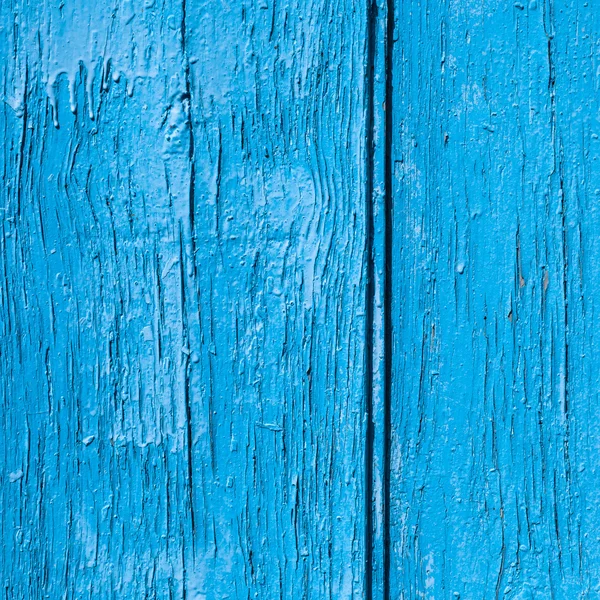 从蓝色方形背景画木板 — 图库照片