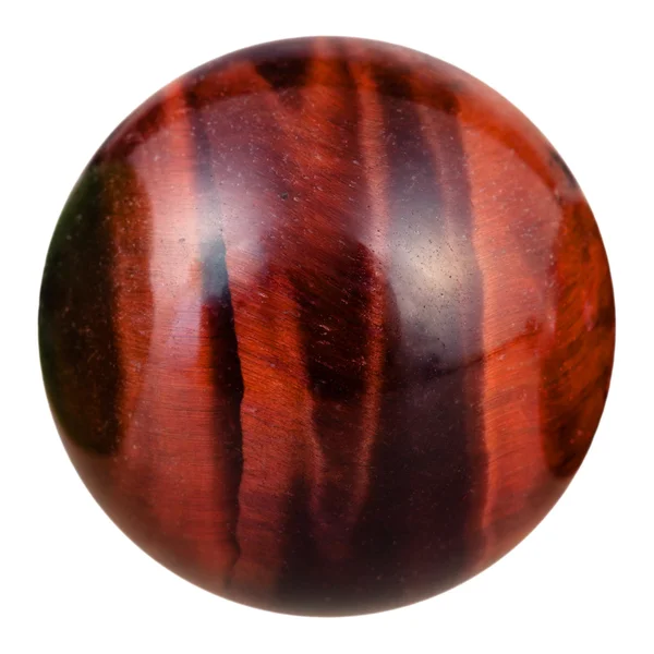 Мяч из природного минерального камня в яблочко — стоковое фото