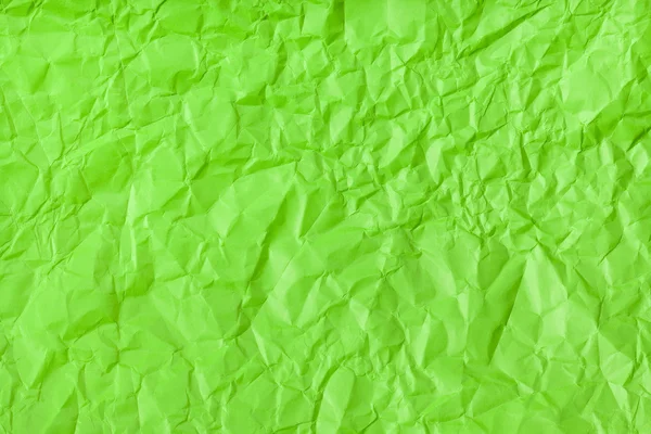 Background from green crumpled paper — Stock Photo, Image