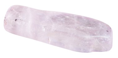 tumbled kunzite (lilac Spodumene) gemstone clipart