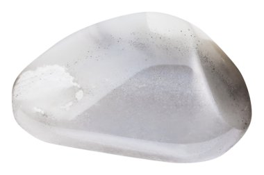 tumbled gri akik (chalcedony) yalıtılmış değerli taş