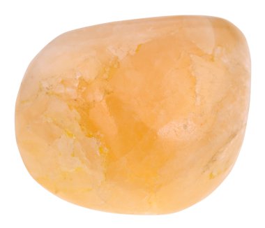 cilalı Stilbite değerli taş beyaz izole