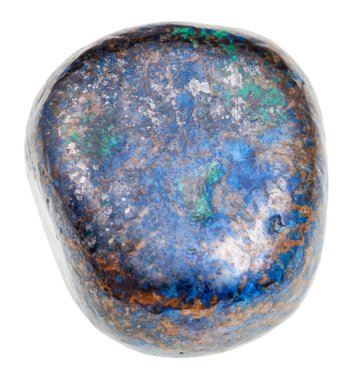 cilalı mavi Azurit gem izole