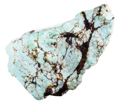 Kazakistan izole turkuaz değerli taş