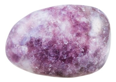 cilalı lepidolite değerli taş izole
