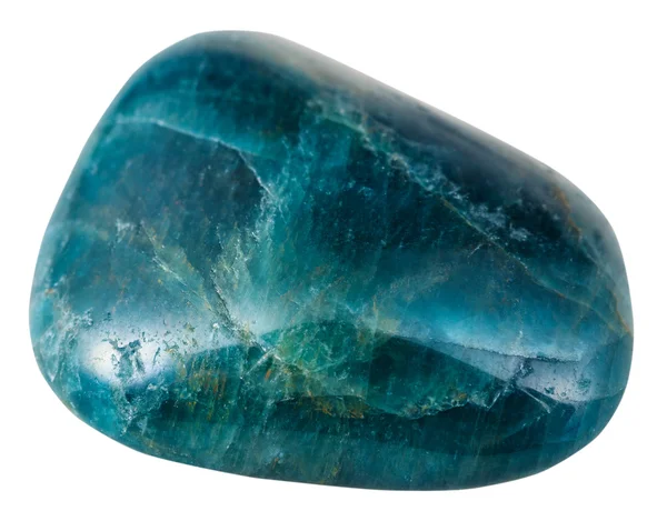 Batu permata Apatite biru dari Brazil — Stok Foto