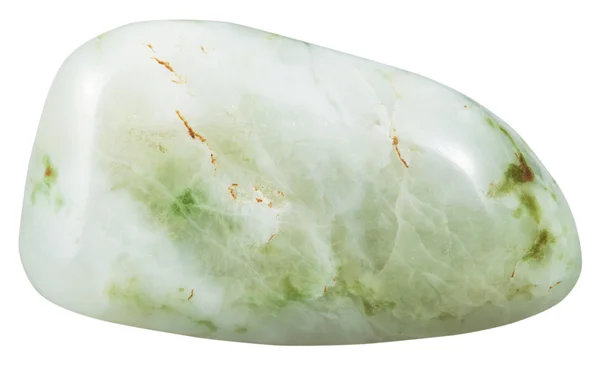 Yuvarlandı vesuvianite (idocrase,vezüv) değerli taş — Stok fotoğraf