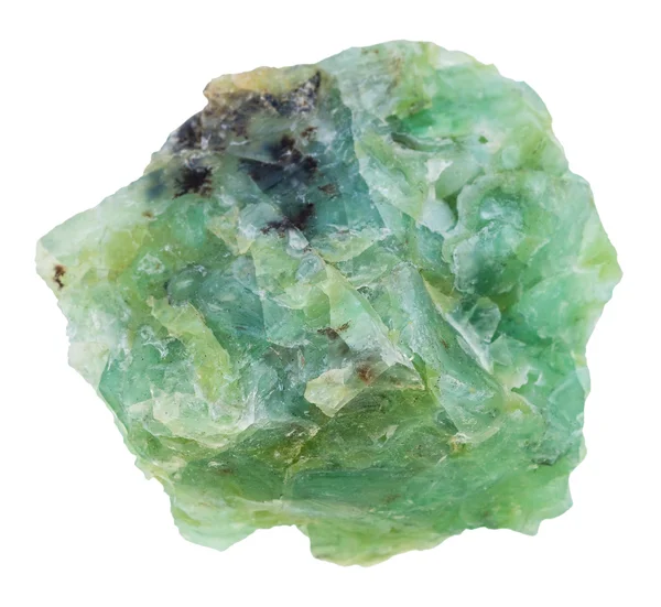 分离的绿色蛋白石宝石岩石 — 图库照片