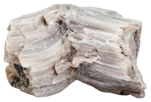 Raw Baryte (barite) gemstone isolated on white — Stock Photo, Image