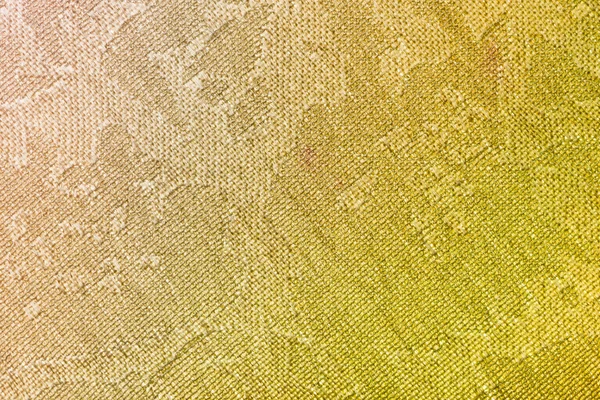 Textile background - brown and yellow silk fabric — Stock Photo, Image
