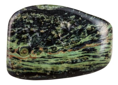 Eskitme Madagaskar yeşil rhyolite değerli taş
