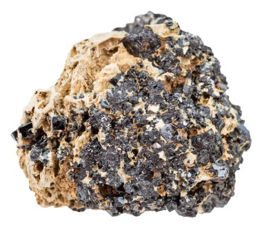 Beyaz izole Perovskite kristalleri