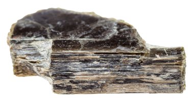 Muscovite (ortak mika) izole örneği