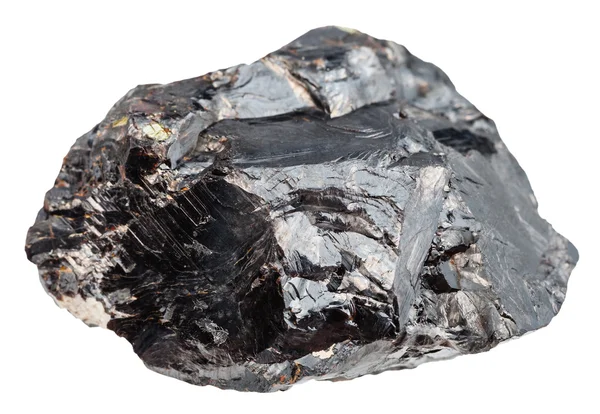 Pedra de esfalerite (blenda de zinco) isolado — Fotografia de Stock