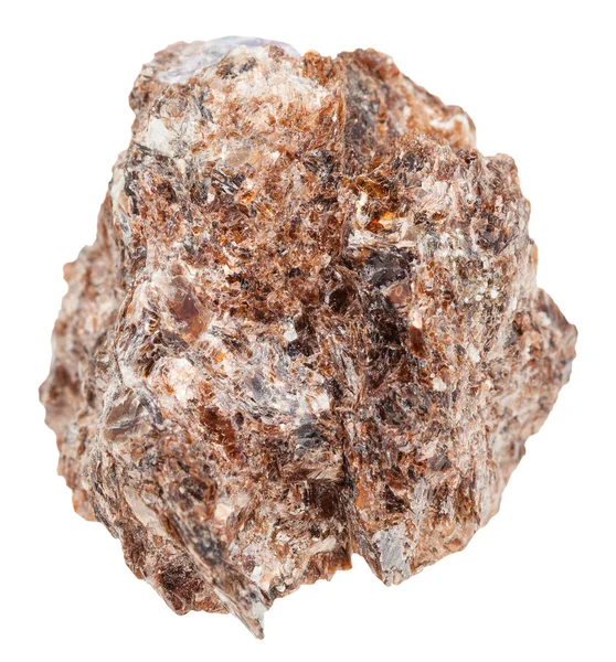 Stukje Phlogopiet (magnesium mica) geïsoleerd — Stockfoto