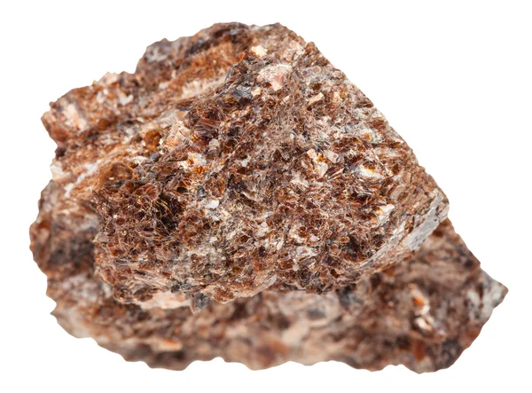 Specimen of Phlogopite (magnesium mica) isolated — Stock Photo, Image