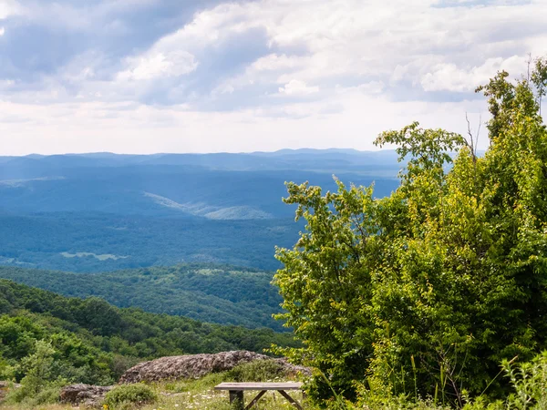 View from Papiya Peak in Bulgarian Strandzha — Stock Photo, Image