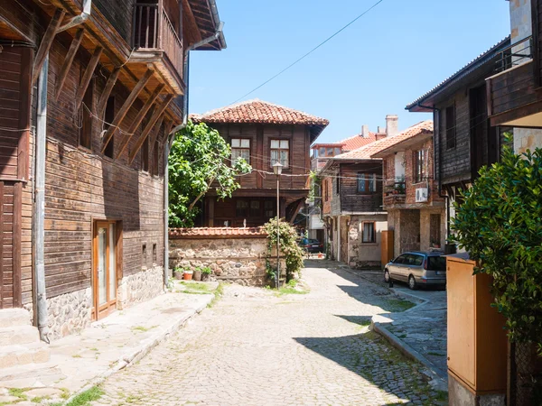 Stadsgezicht van oude stad van Sozopol, Bulgarije — Stockfoto