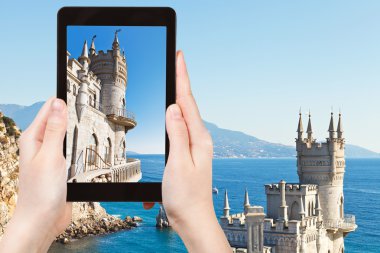 turist fotoğraf yutmak yuva kale Kırım '