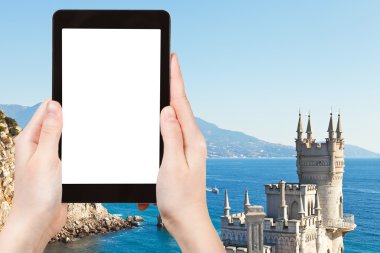 turist fotoğraf yutmak yuva Sarayı Kırım '