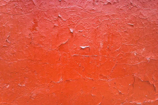Red painted shabby wall Stock Picture