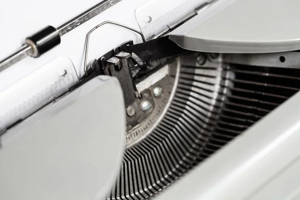 Side view of ink ribbon in mechanical typewriter — Stock Photo, Image