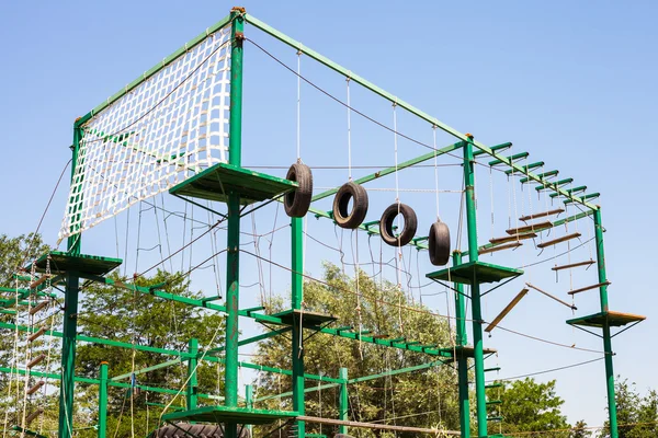 Outdoor obstacle course — Stock Photo, Image