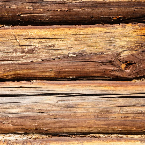 Grinzi vechi de stejar de perete casa de țară — Fotografie, imagine de stoc