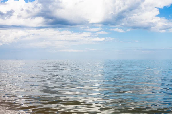 Gray and white clouds over Azov Sea — Stock Photo, Image