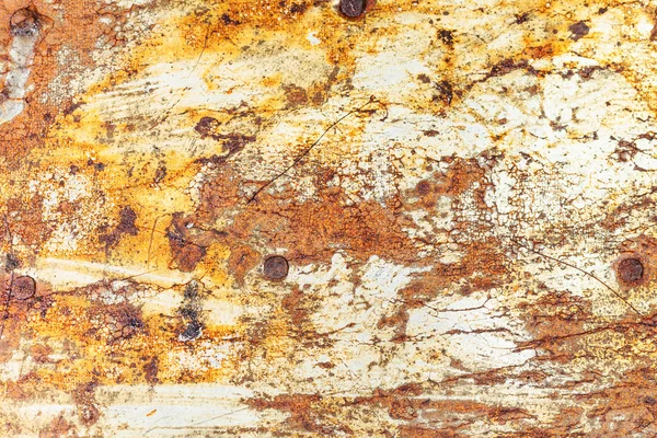 Vieja superficie metálica oxidada de la placa de estaño — Foto de Stock