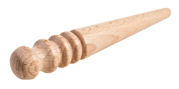 Στρογγυλή ξυλεία μαλαγάνας άκρη και Burnisher — Φωτογραφία Αρχείου