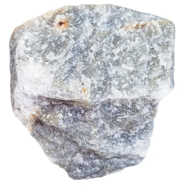 Grön marmor sten isolerad på vit — Stockfoto