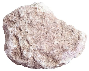 marl (marlstone) mineral beyaz izole